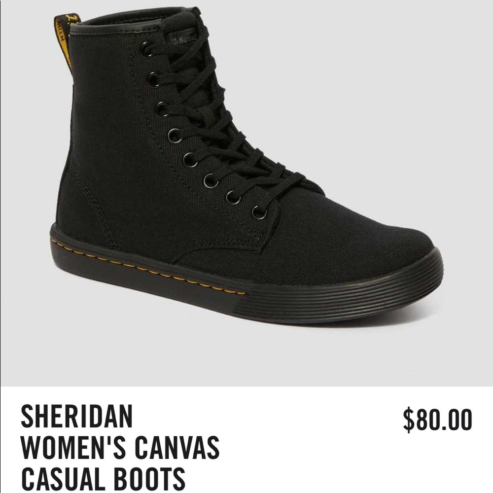 Dr. MARTENS Sheridan Women’s Canvas Casual Boots